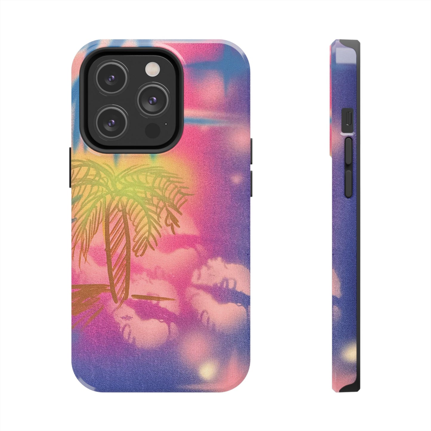 "glowy night" airbrush iPhone case