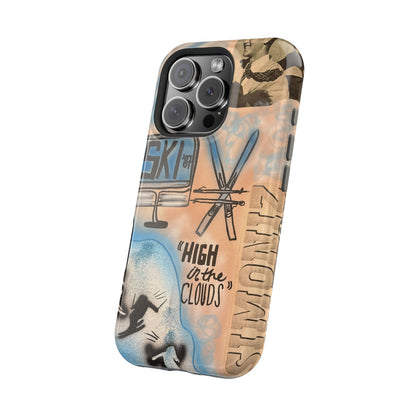 MagSafe „high in the clouds“ Airbrush iPhone Hülle