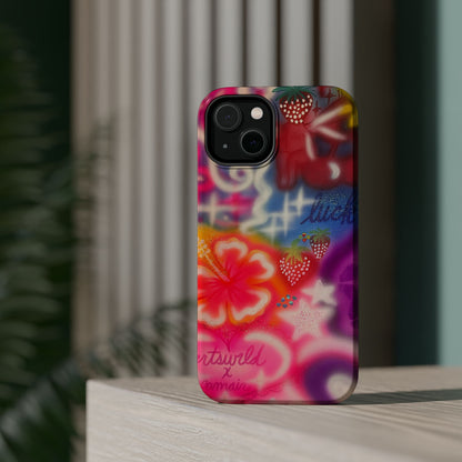 MagSafe „luck & luv“ Airbrush iPhone-Hülle