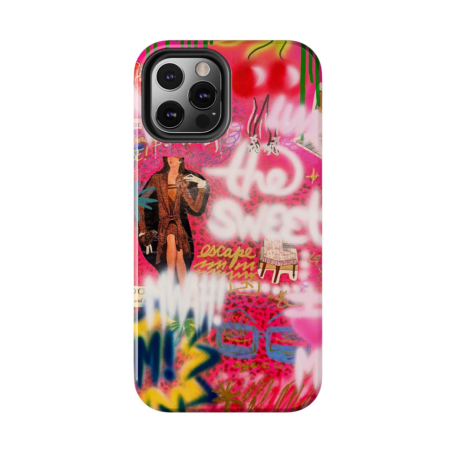 "sweet escape" airbrush iPhone case