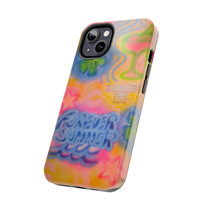 "forever summer" airbrush iPhone case