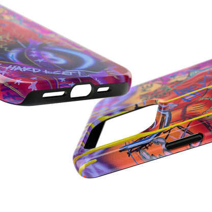 "shots on me" airbrush iPhone case