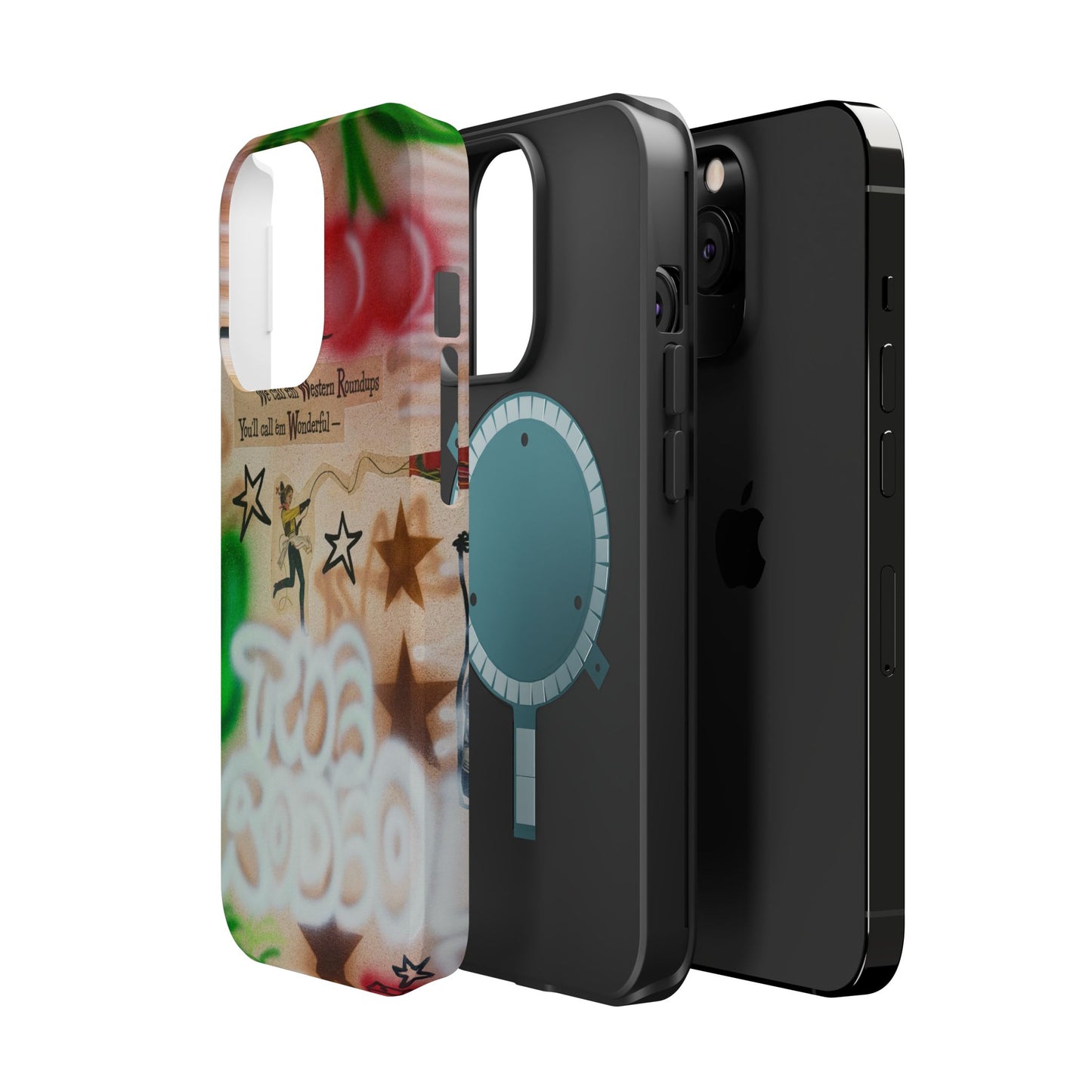 MagSafe "the rodeo" airbrush iPhone case