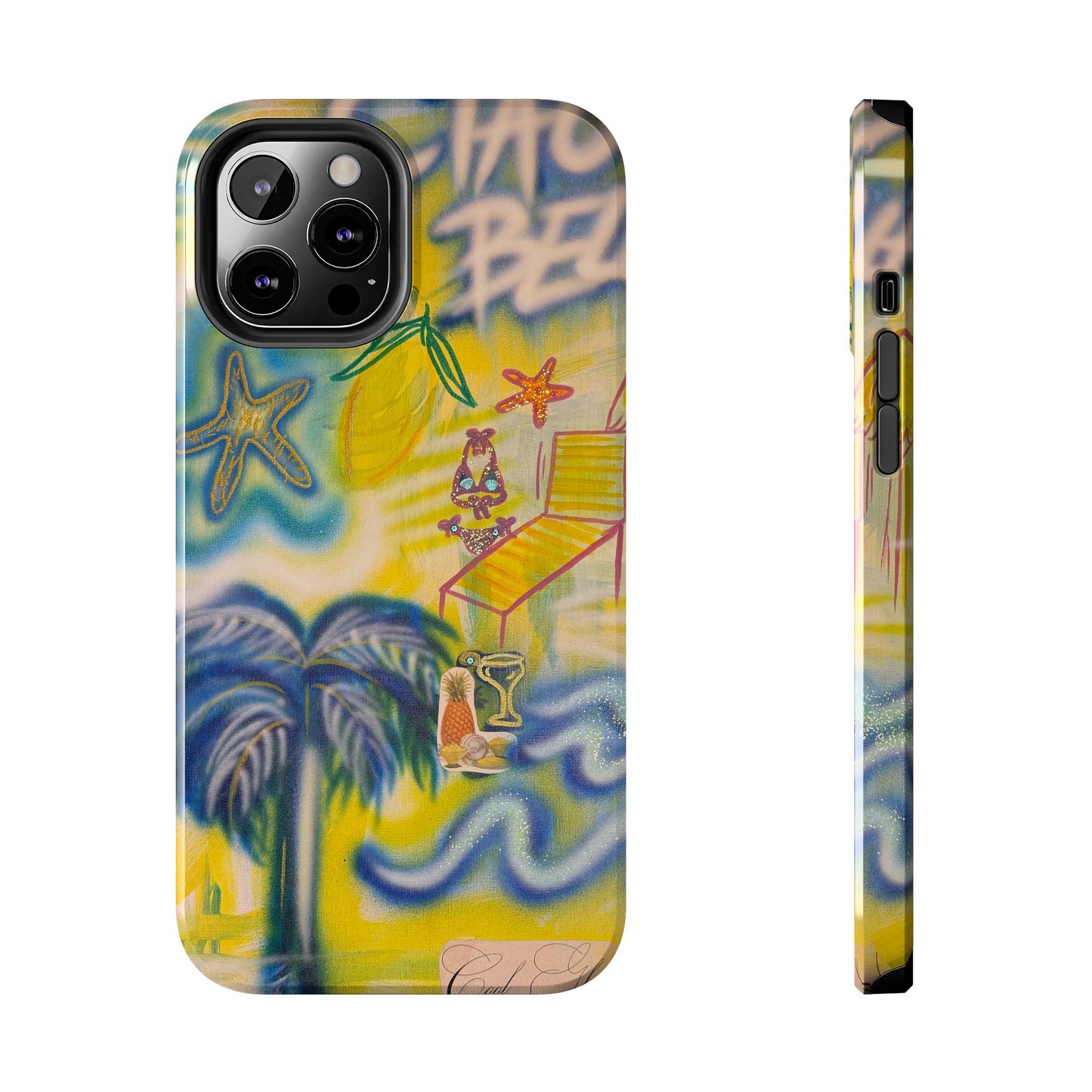 "ciao bella" airbrush iPhone case