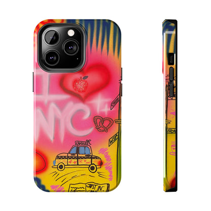"in the city" airbrush iPhone case
