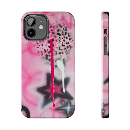 "pink cheetah" airbrush iPhone case