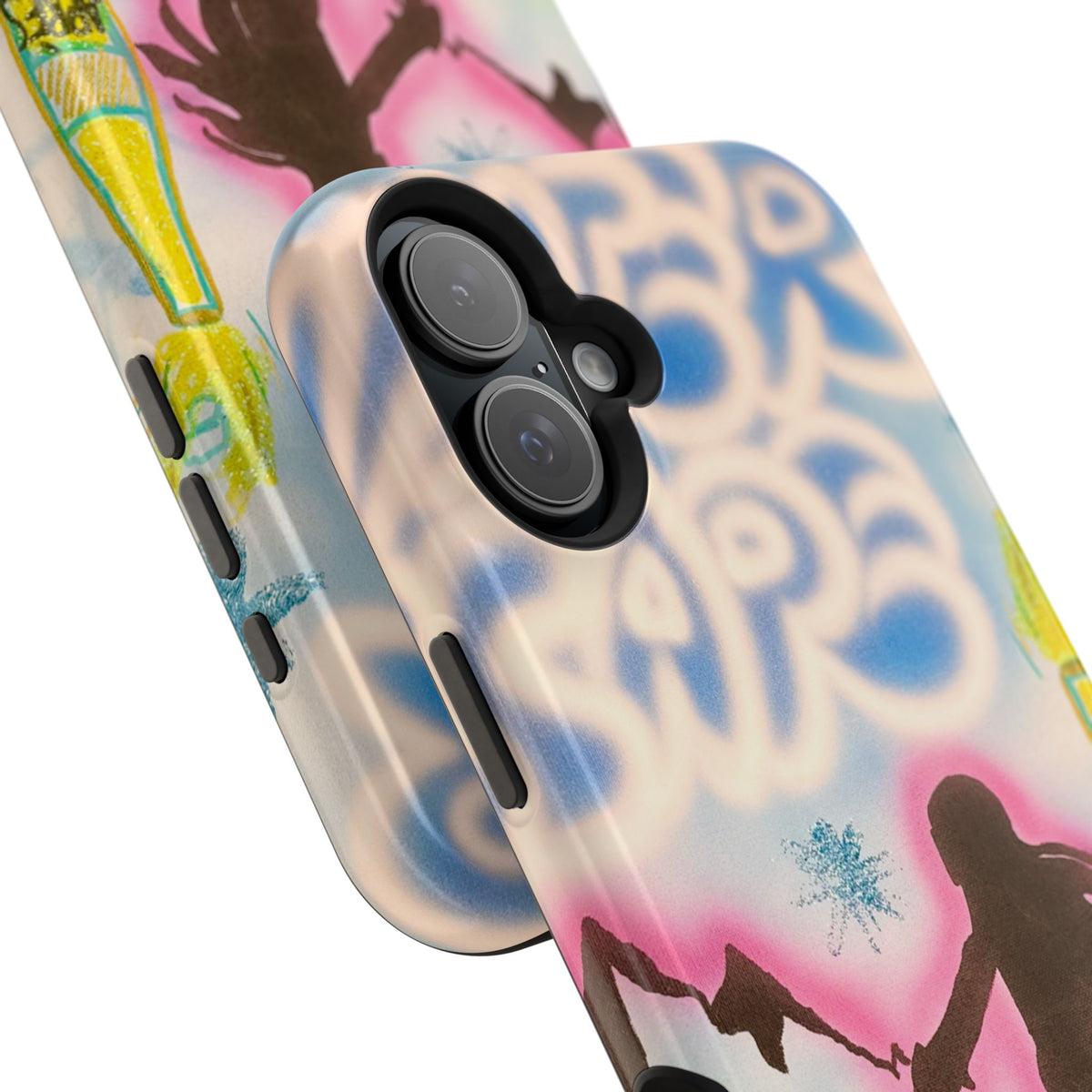MagSafe "winter escape" airbrush iPhone case