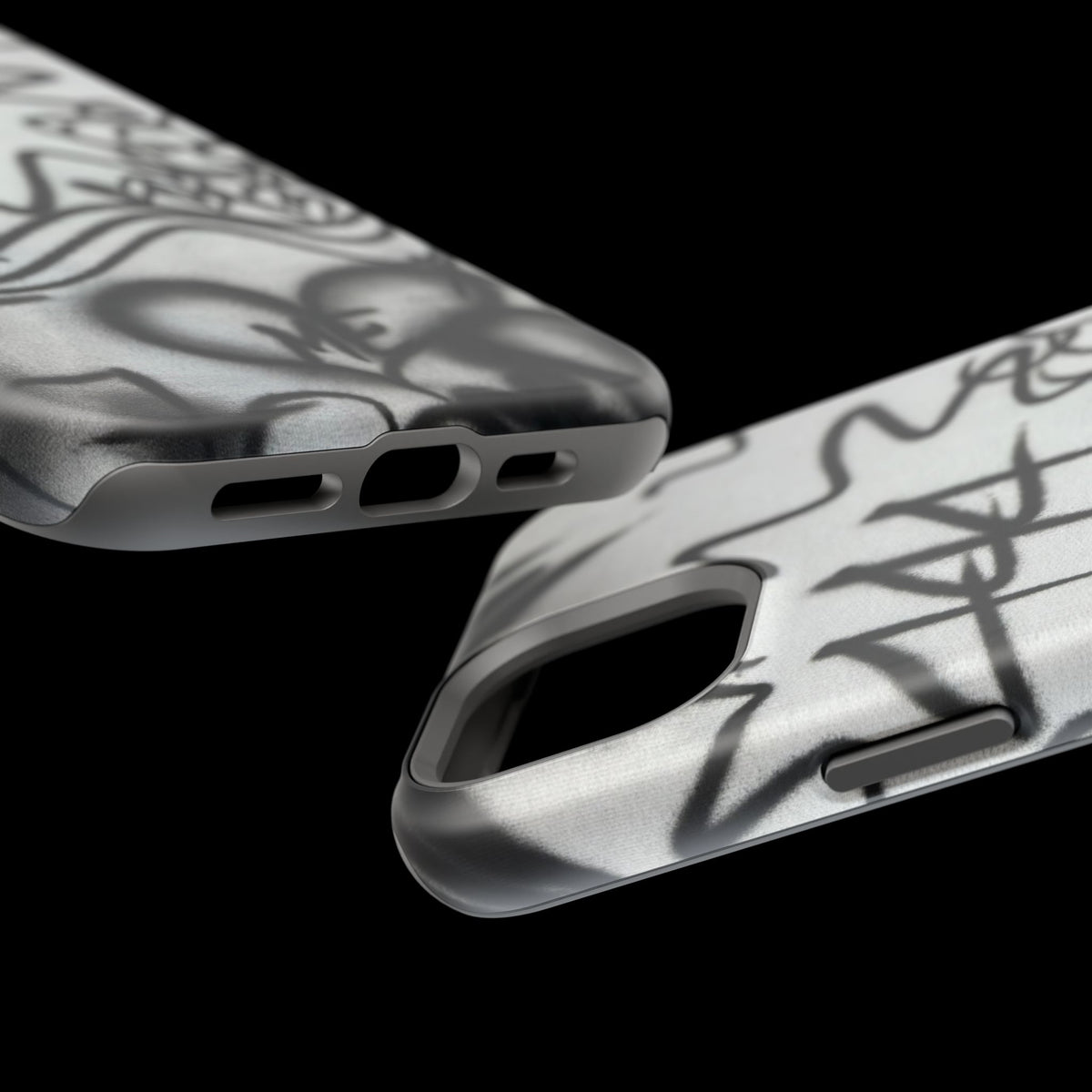 MagSafe „444“ Airbrush iPhone Hülle
