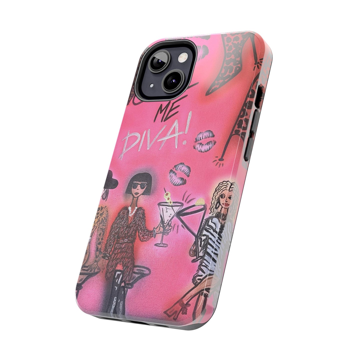 "party diva" airbrush iPhone case