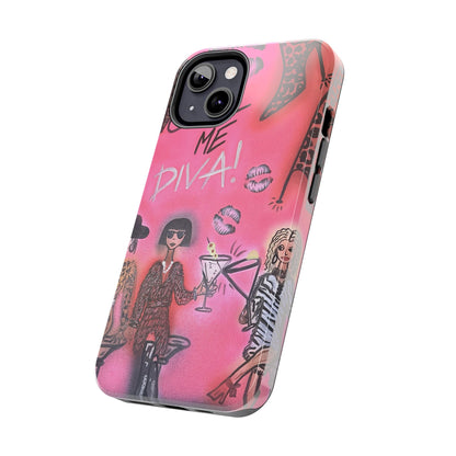 "party diva" airbrush iPhone case