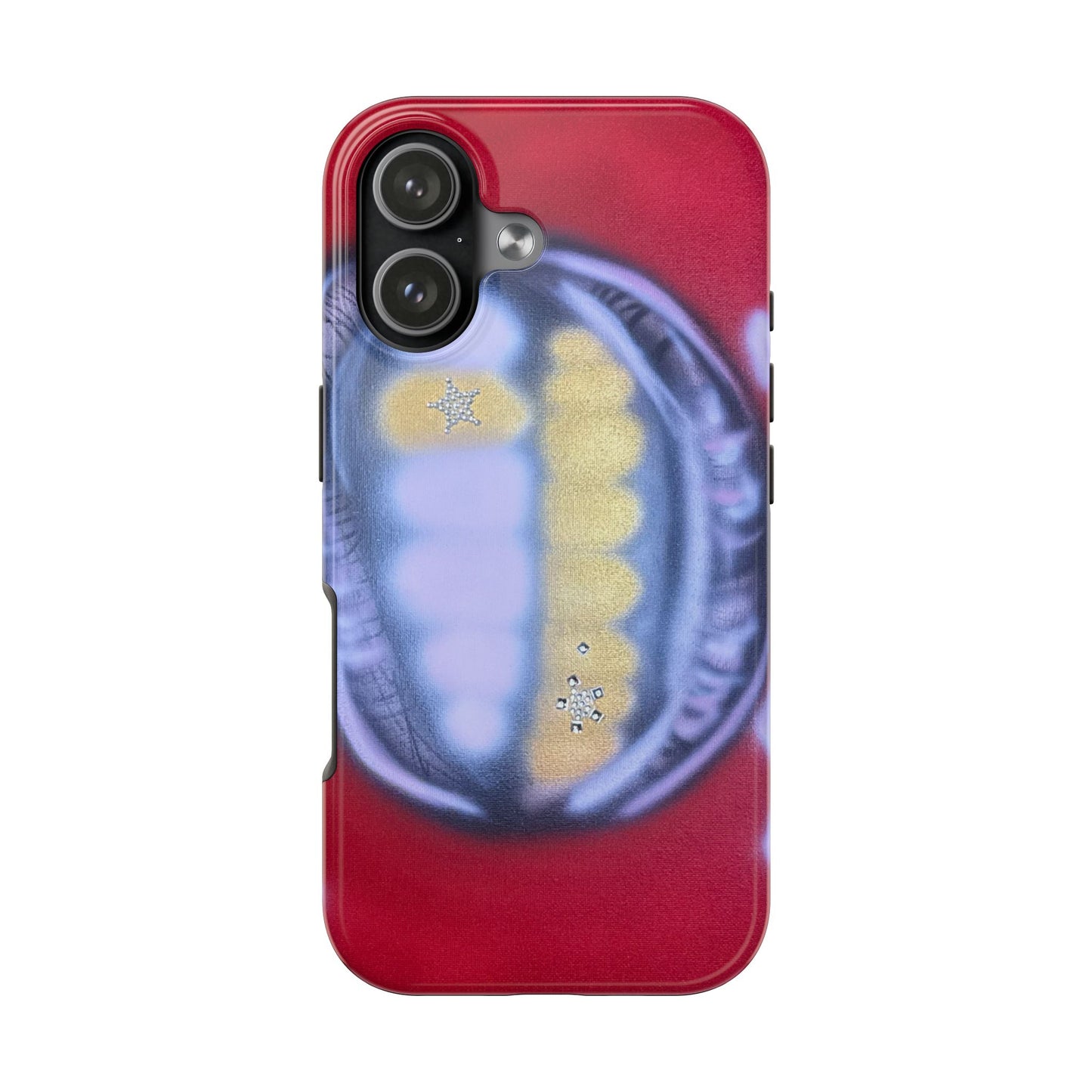 "bite me bling" airbrush iPhone case