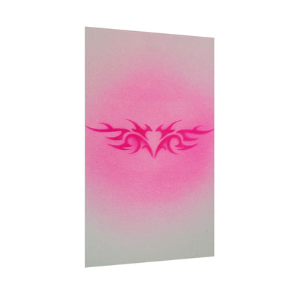 "trampstamp" airbrush rolled print