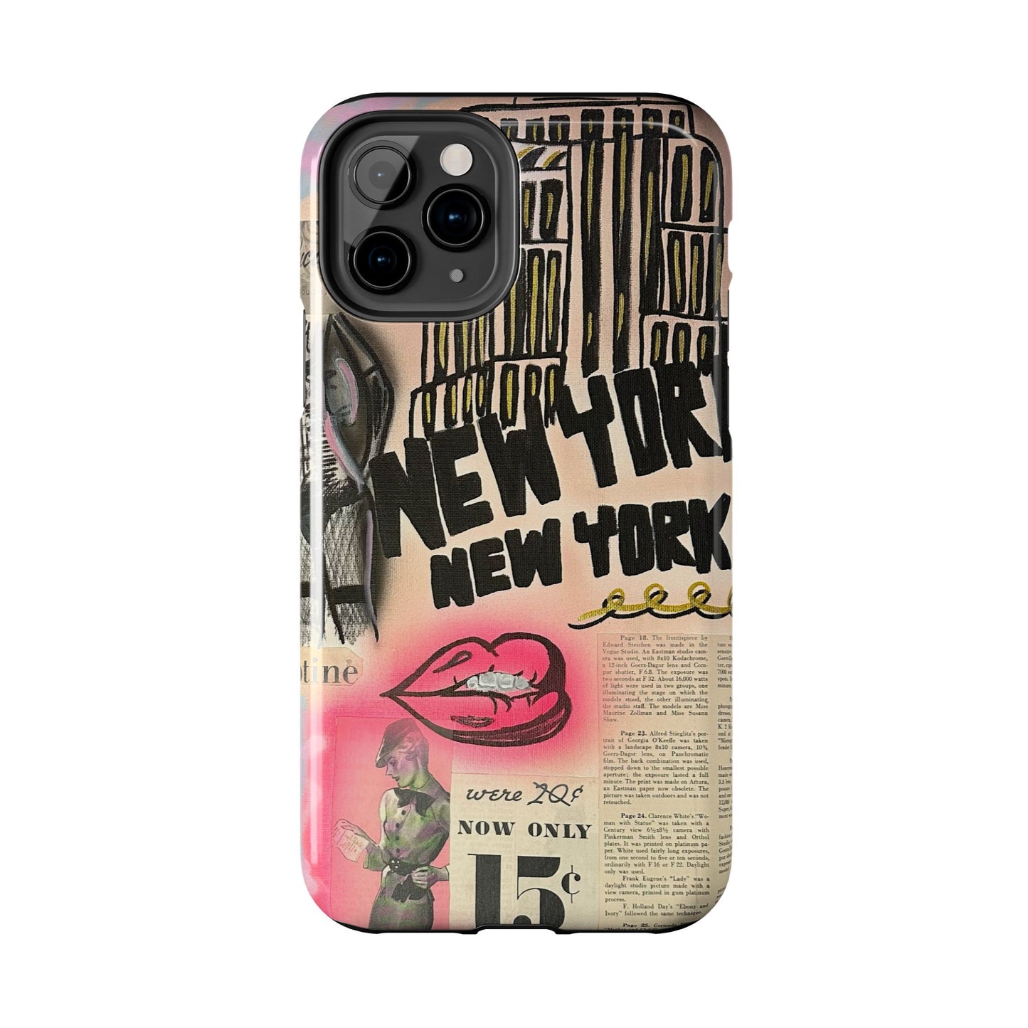 "new york, new york!" airbrush iPhone case