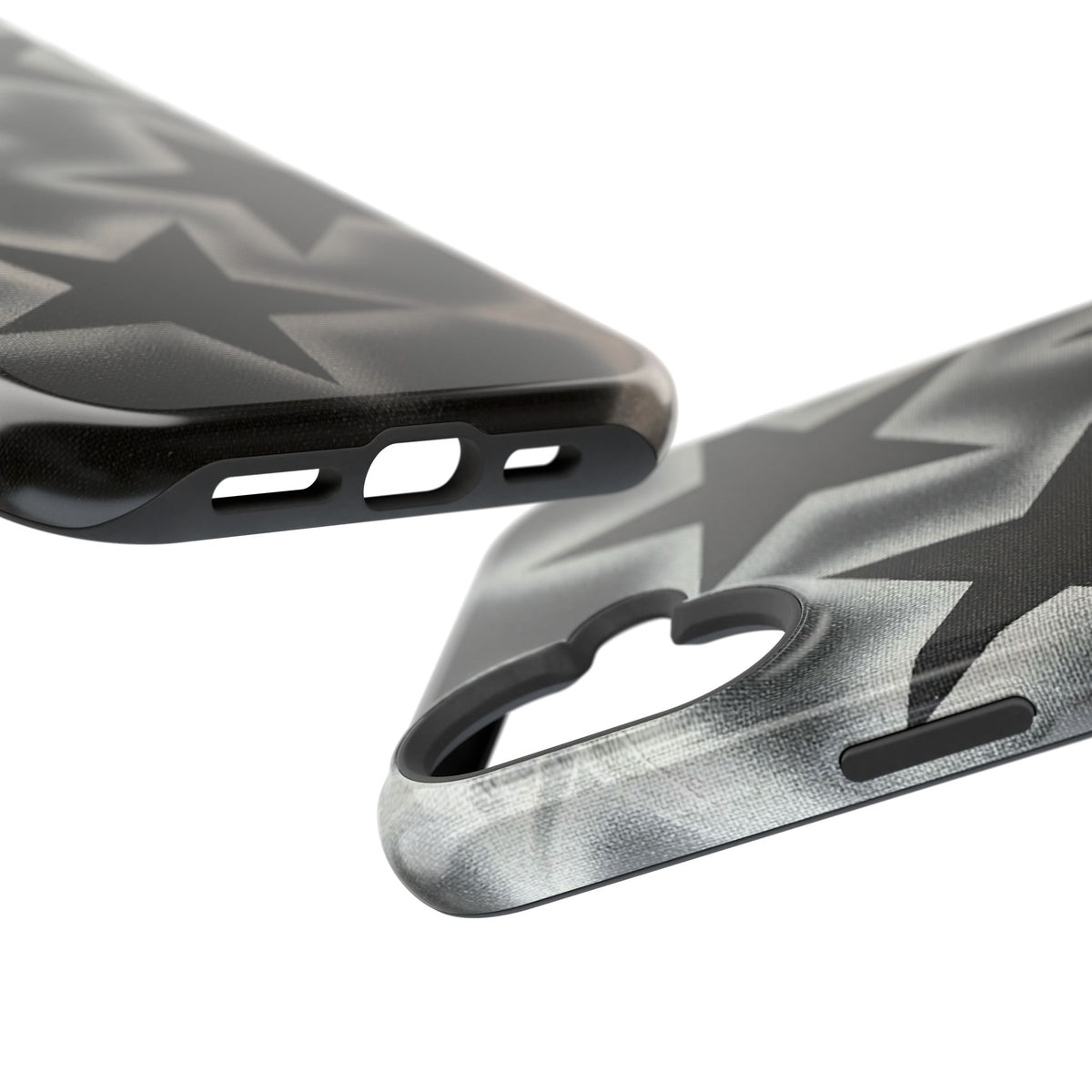 MagSafe "chrome stars" airbrush iPhone case