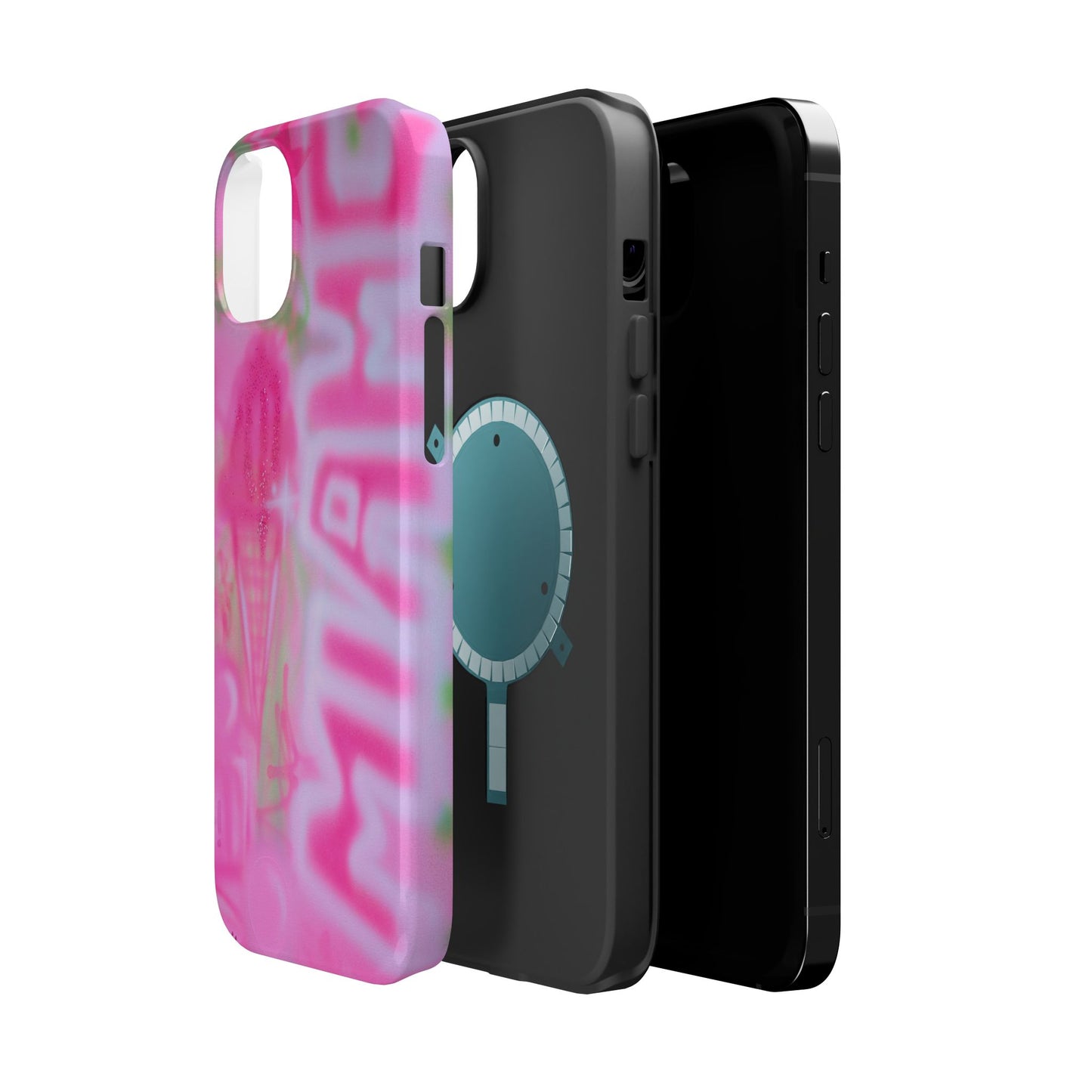 MagSafe "sunset sorbet" airbrush iPhone case