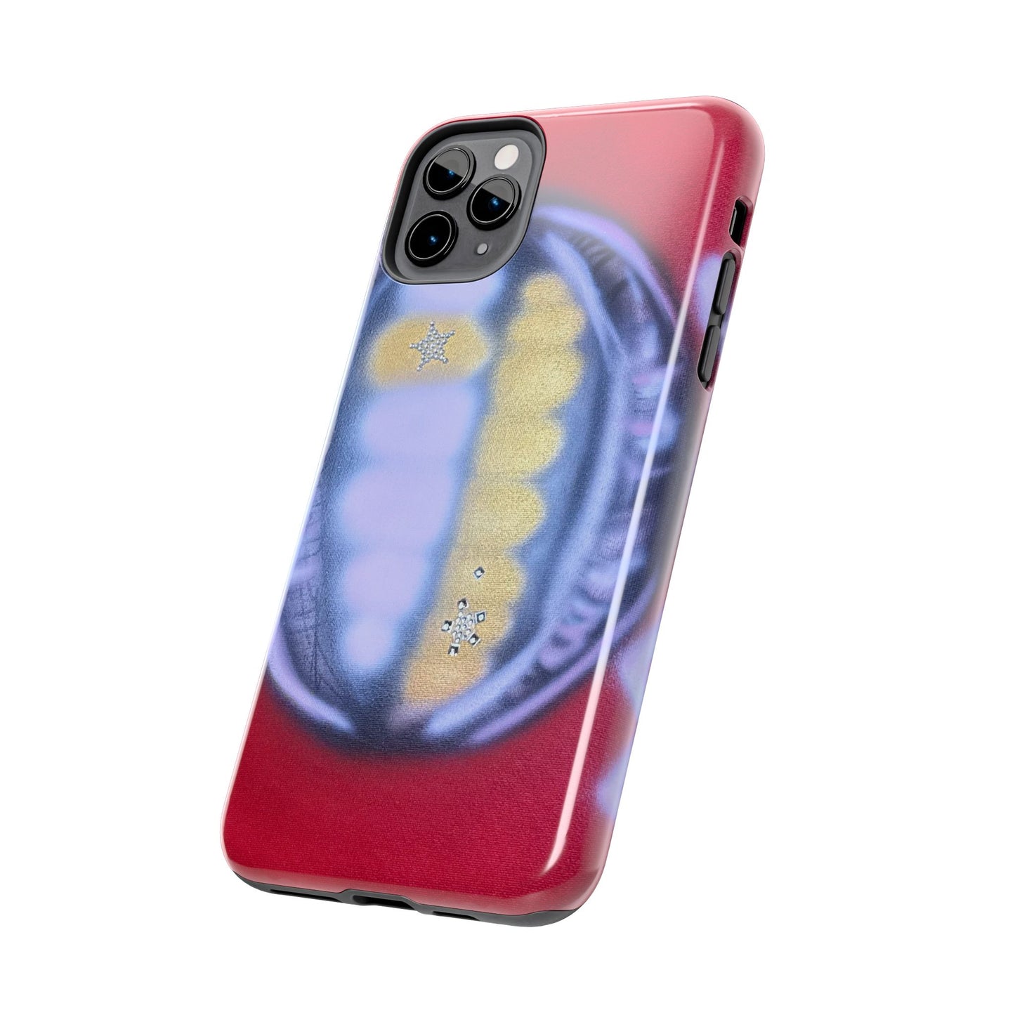 "bite me bling" airbrush iPhone case