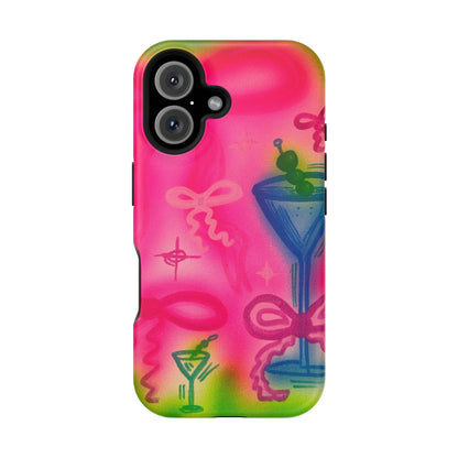 MagSafe „Bow Martini“ Airbrush-iPhone-Hülle