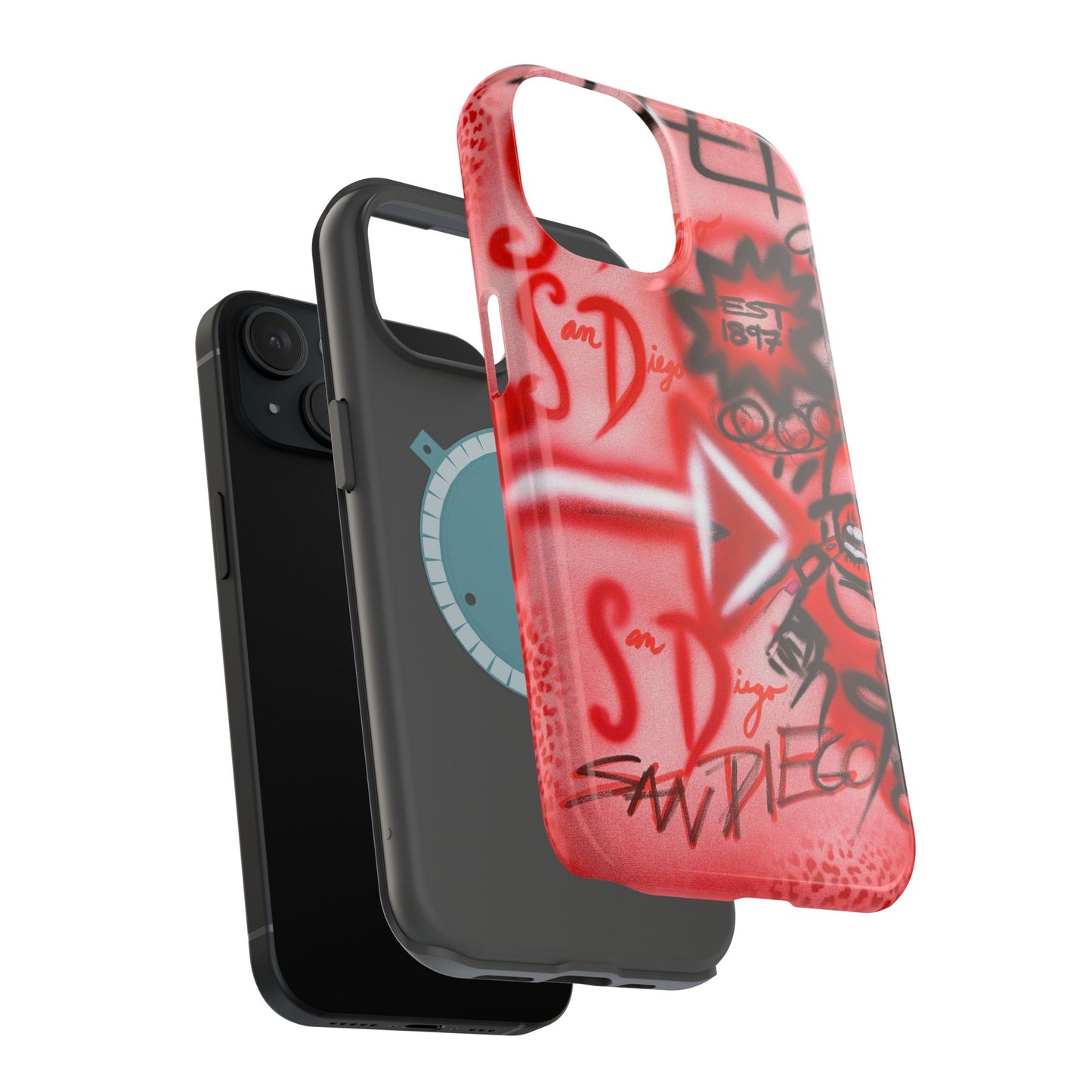 MagSafe "San Diego" Airbrush iPhone-Hülle