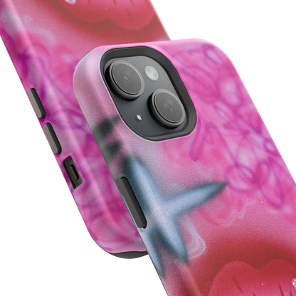 MagSafe limited edition "glitter aura" airbrush iPhone case