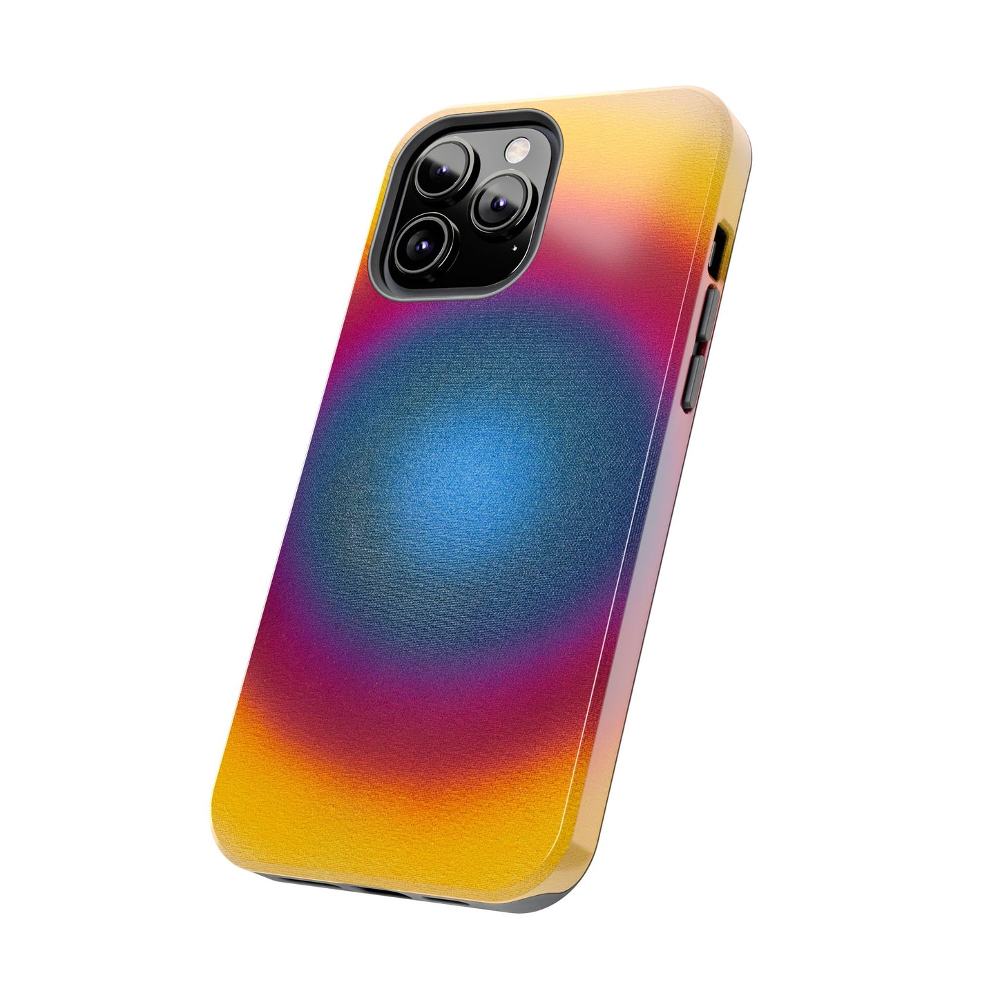 "blue raspberry aura" airbrush iPhone case