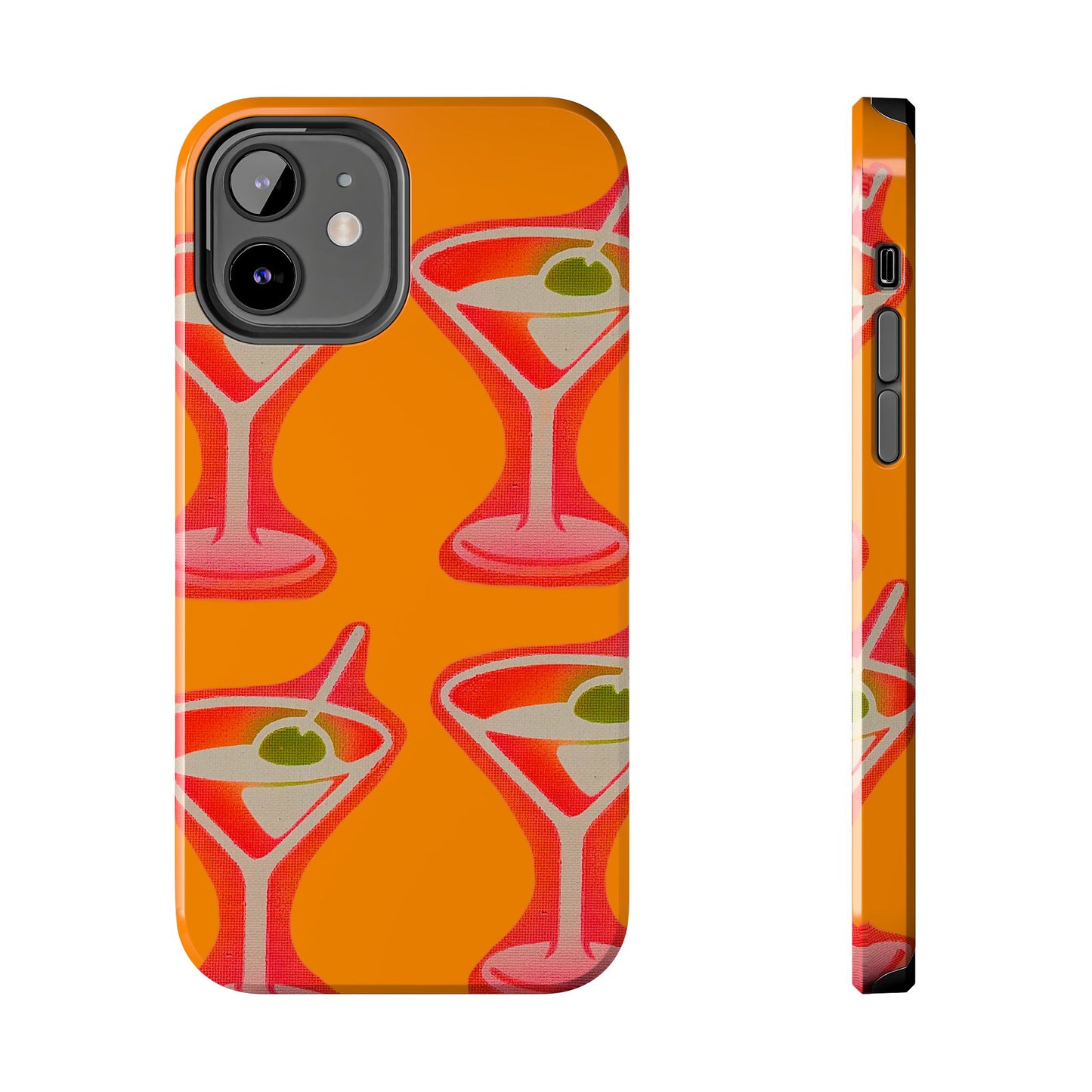"shaken, not stirred” airbrush iPhone case