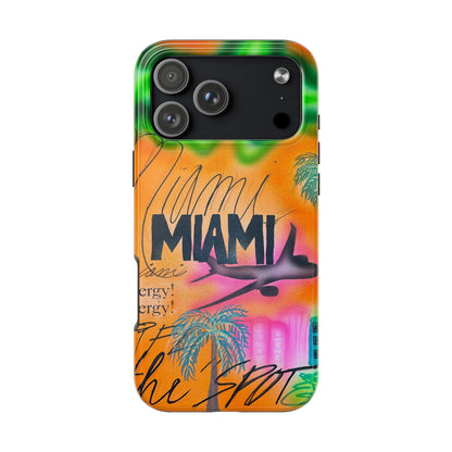 "miami, fl" airbrush iPhone case