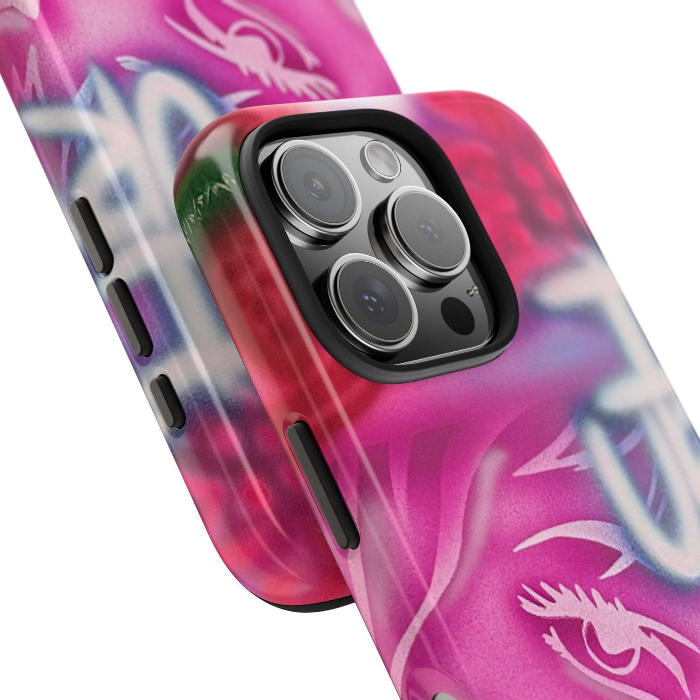 "girlz WRLD" airbrush iPhone case