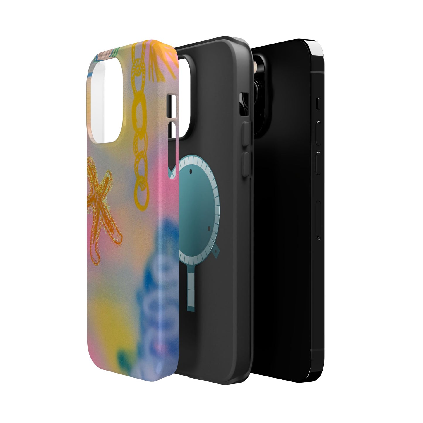 MagSafe "sweet starfish" airbrush iPhone case