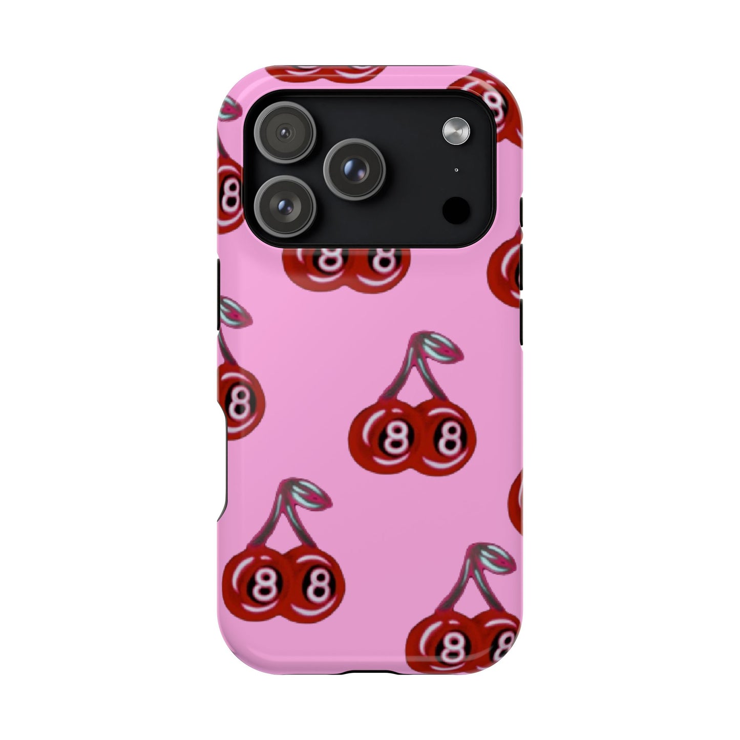 MagSafe "cami cherry pink" Airbrush iPhone Hülle