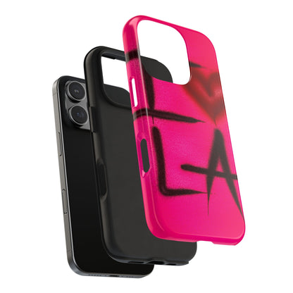 "I <3 LA" airbrush iPhone case