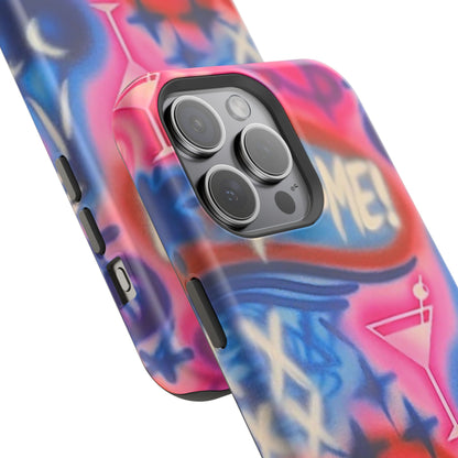 MagSafe "kiss me pt. 2" Airbrush iPhone Hülle