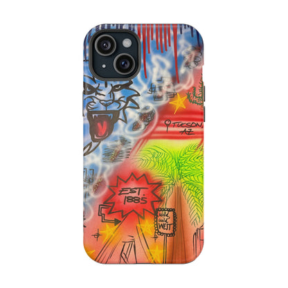 MagSafe Airbrush iPhone-Hülle „Tucson, AZ“