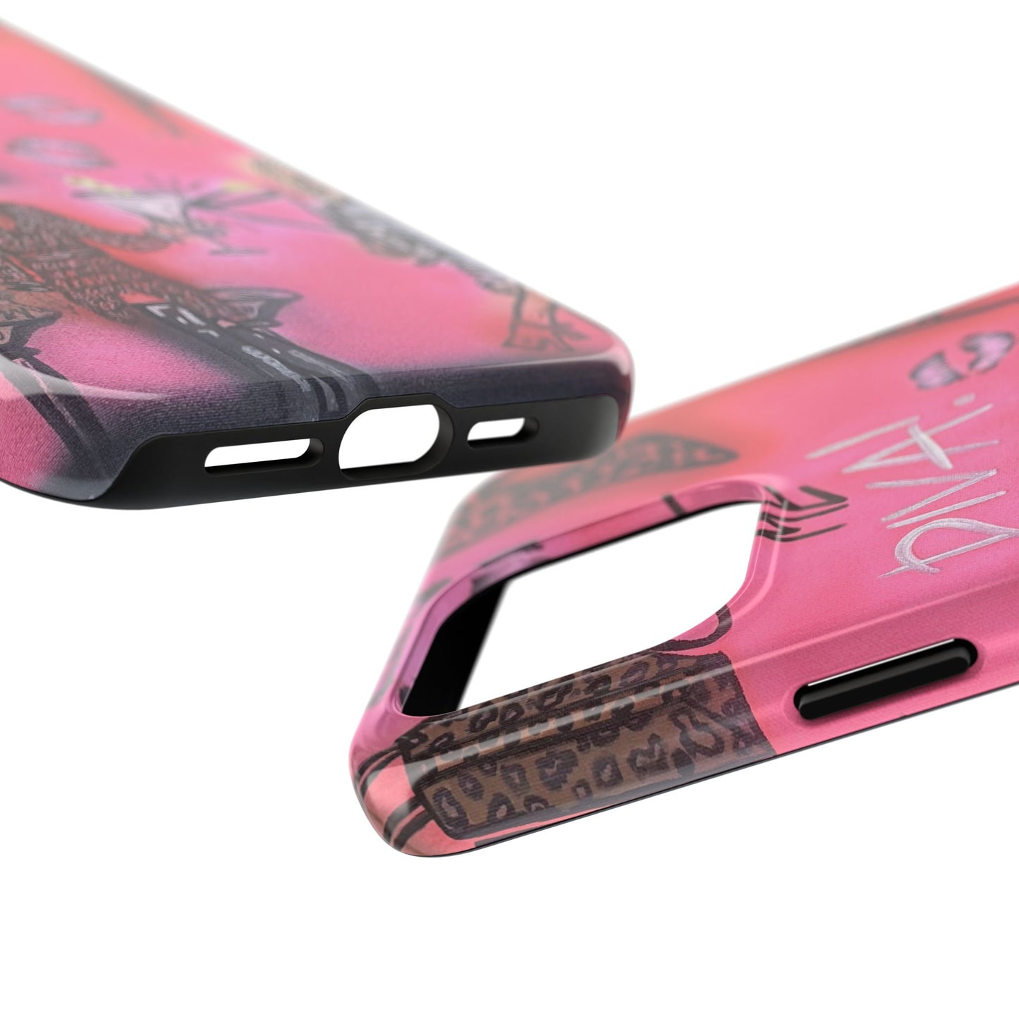"party diva" airbrush iPhone case