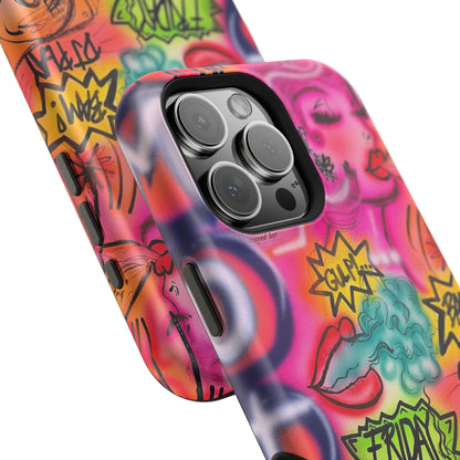 MagSafe „Vegas Ventures“ Airbrush iPhone-Hülle
