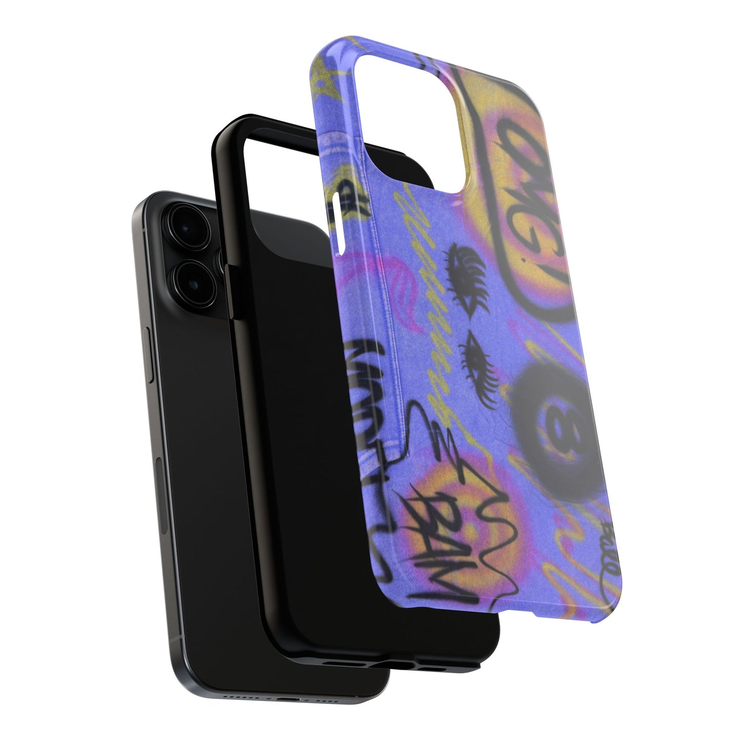 "eye$ on lies" airbrush iPhone case