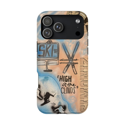 MagSafe „high in the clouds“ Airbrush iPhone Hülle