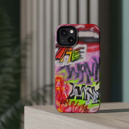 MagSafe "wynwood gold" airbrush iPhone case