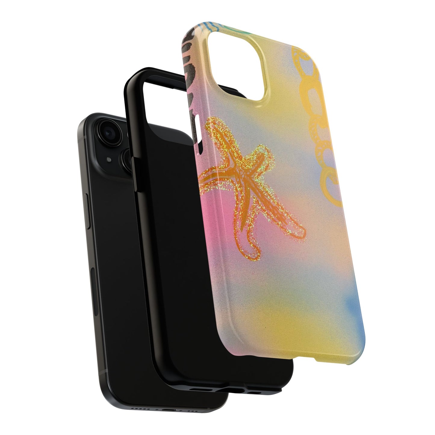 "sweet starfish" airbrush iPhone case