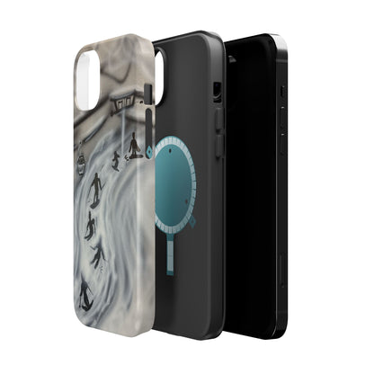 MagSafe "arctic avalanche" airbrush iPhone case
