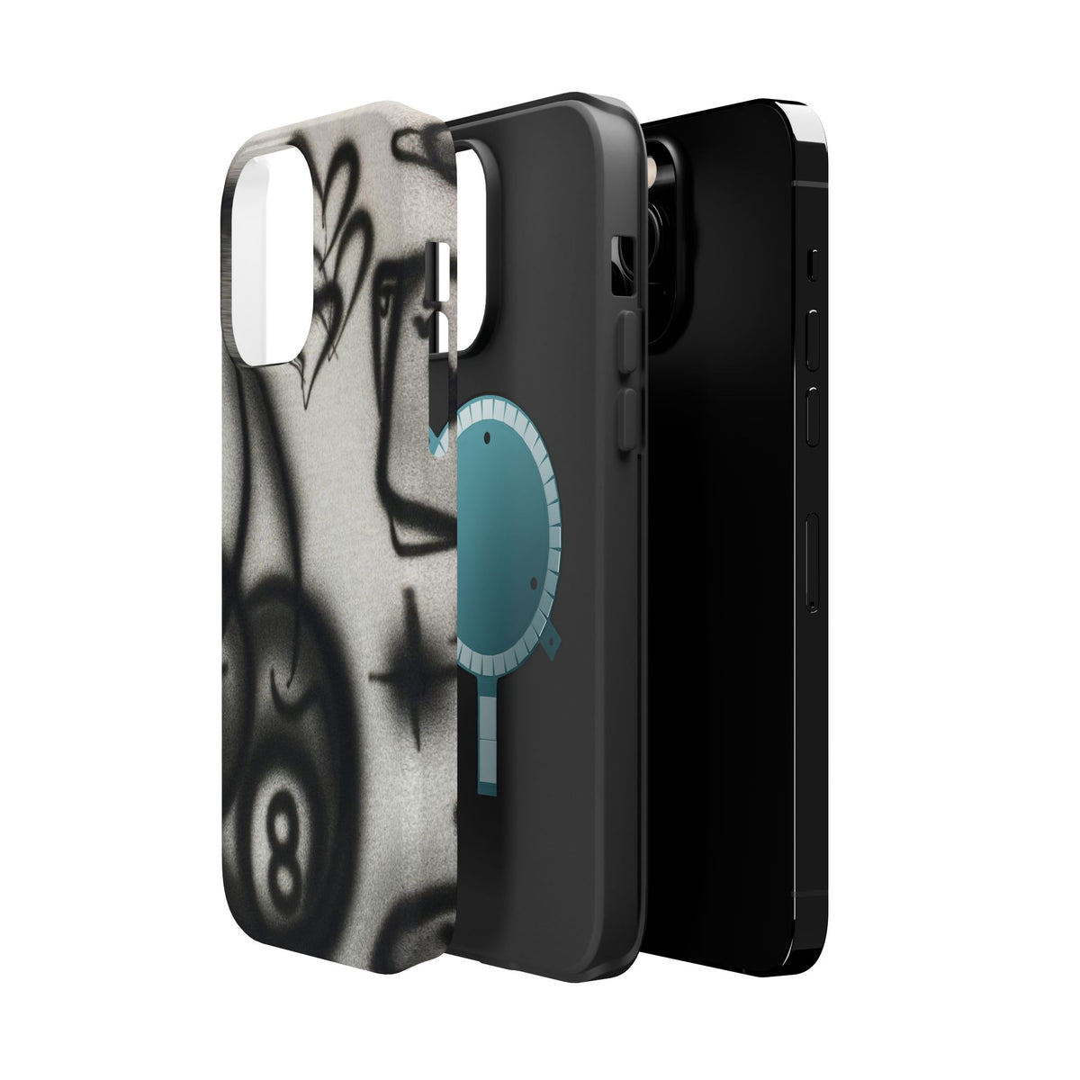 MagSafe "Hidden Ace" Airbrush iPhone Hülle