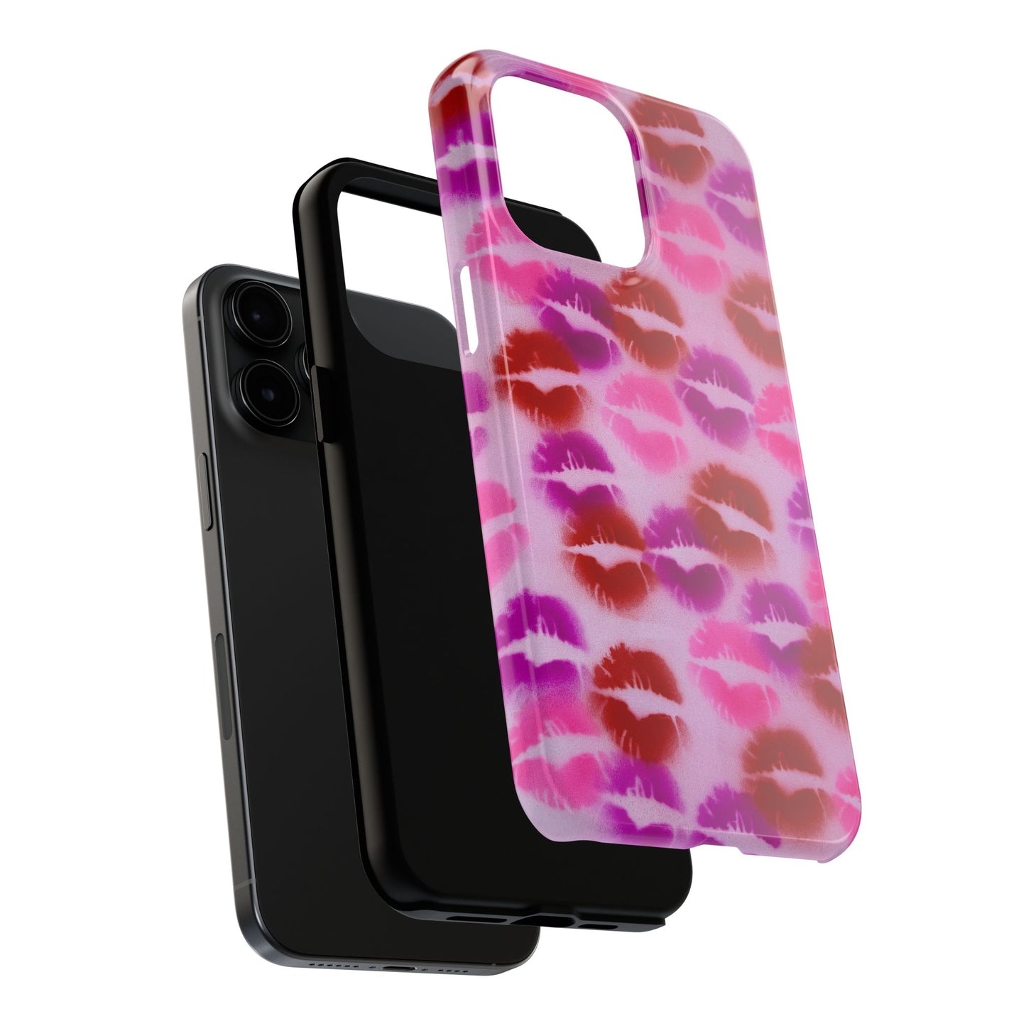"mwah" airbrush iPhone case