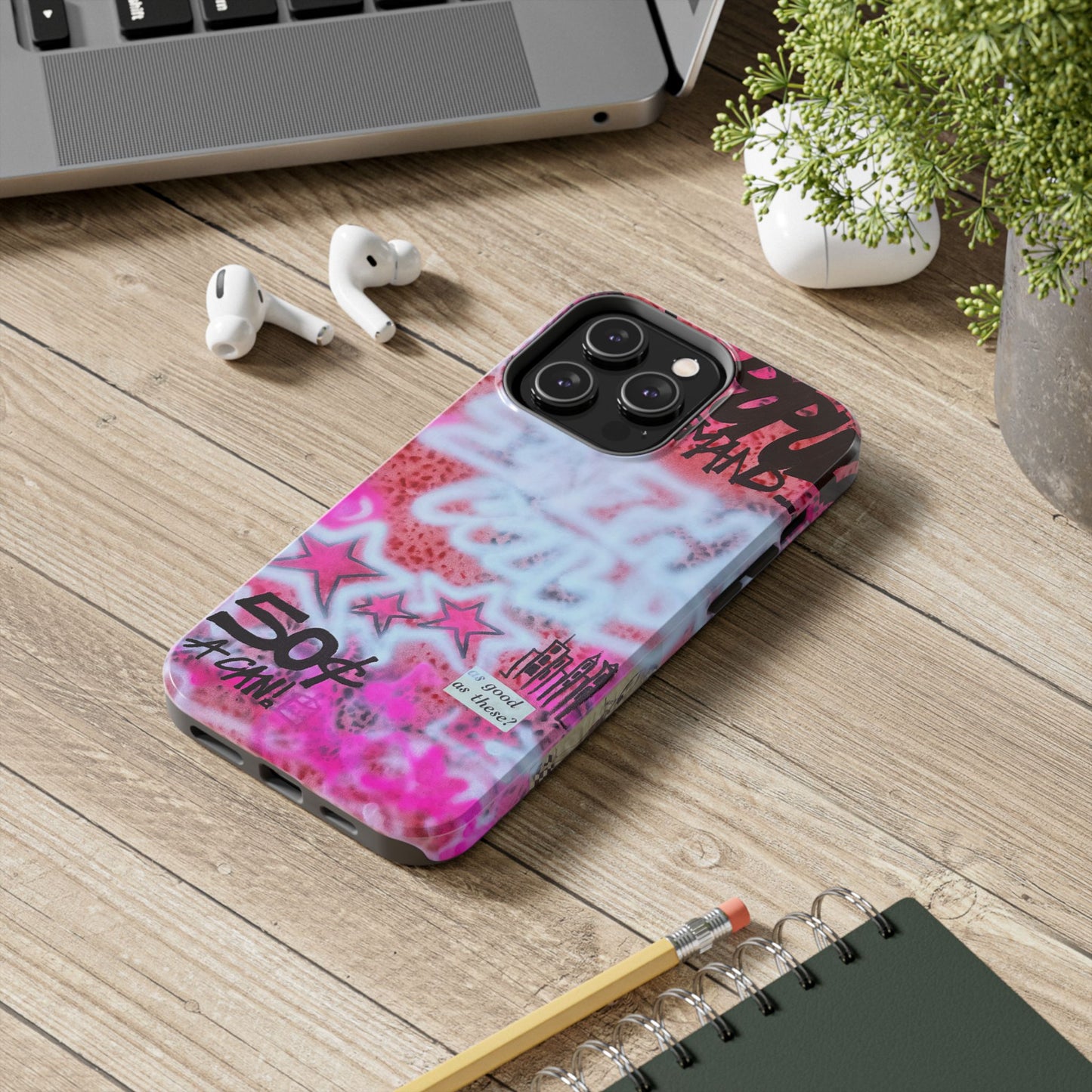 "in the wild" airbrush iPhone case