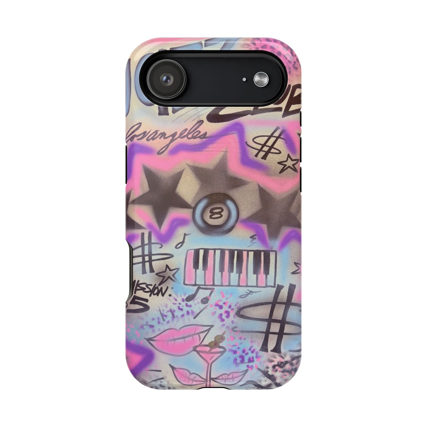 MagSafe "jazz club" airbrush iPhone case
