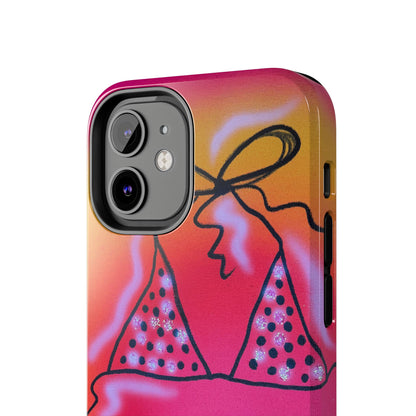 "glitter bikini" airbrush iPhone case