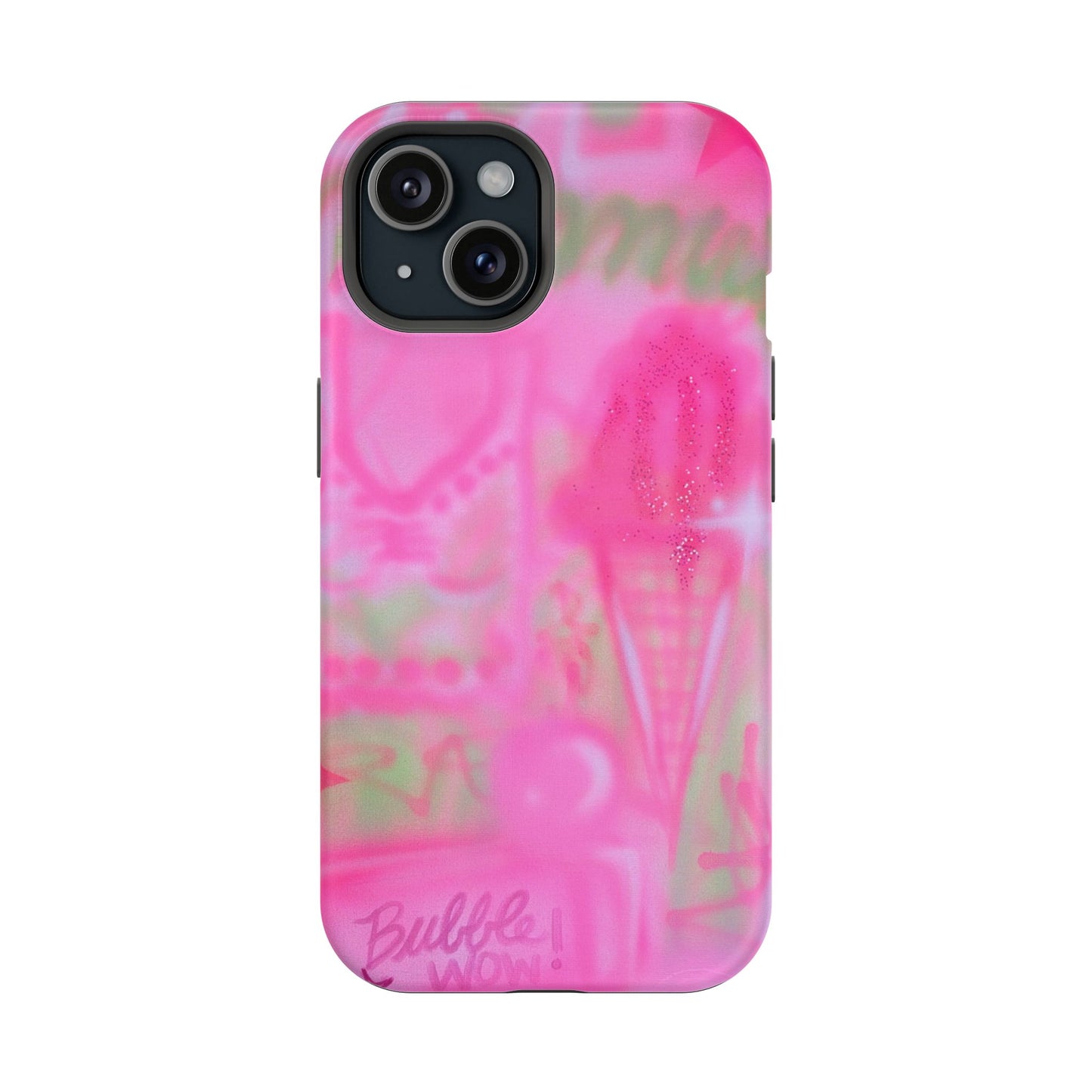 MagSafe "miami matcha" airbrush iPhone case