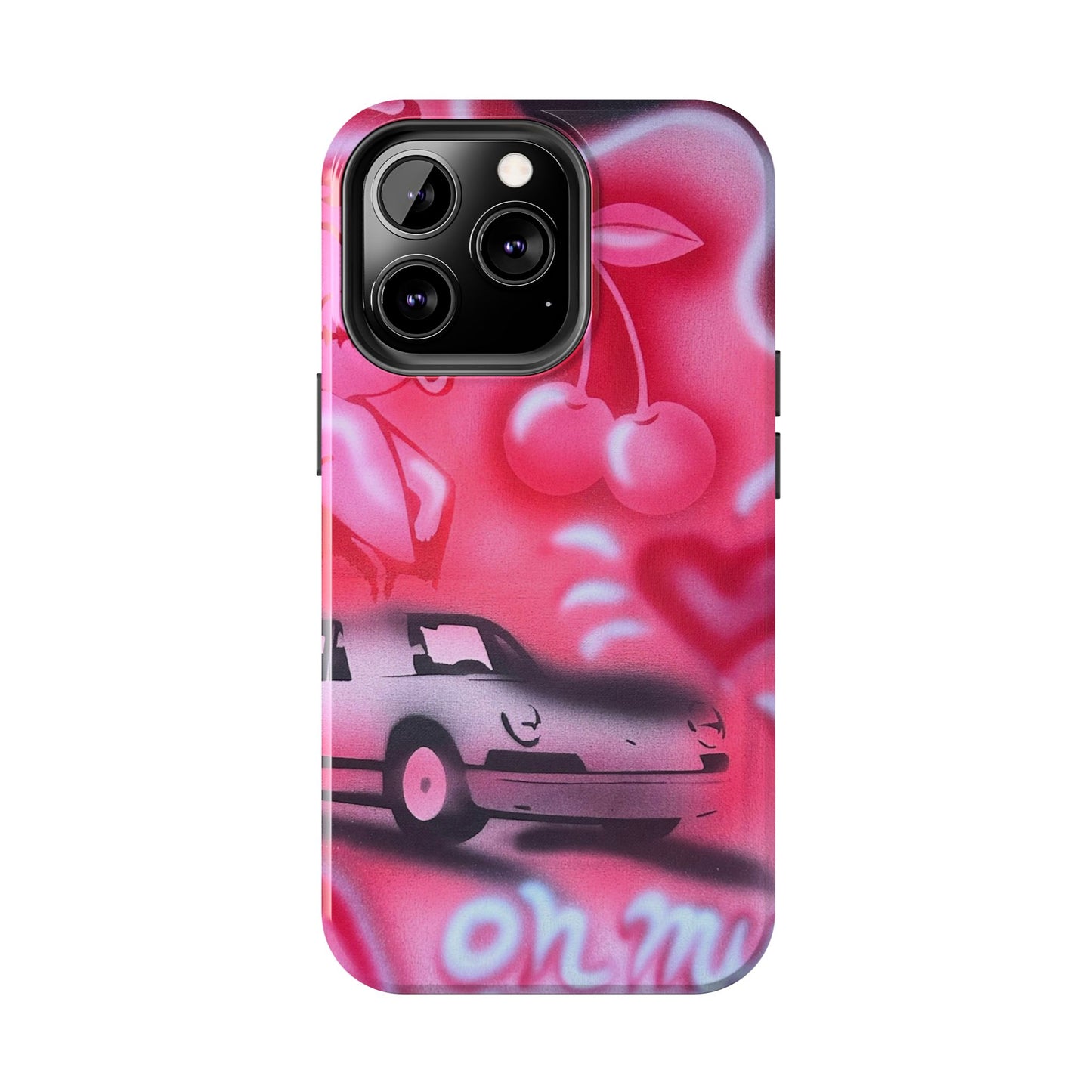 "on her way" airbrush iPhone case