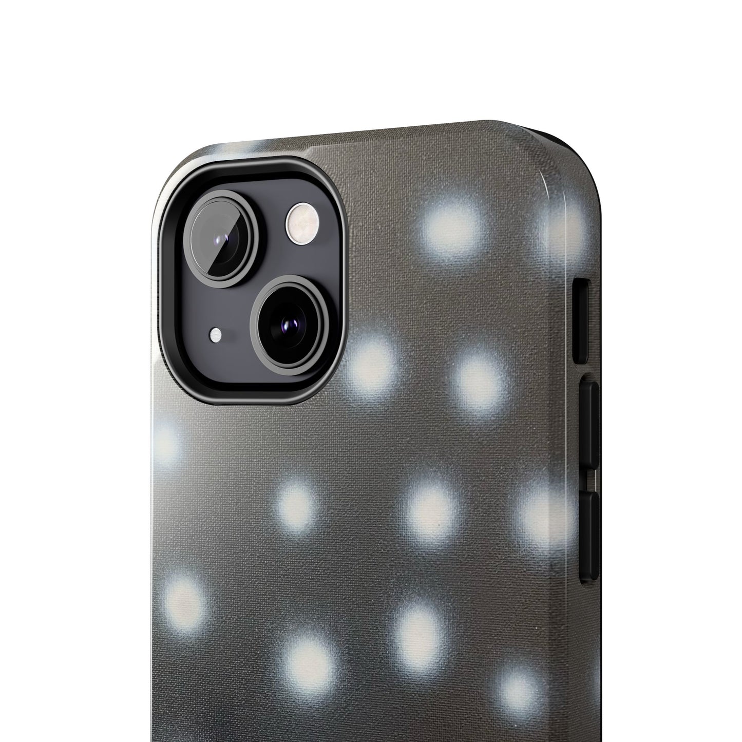 "coconut noir polka dot" airbrush iPhone case