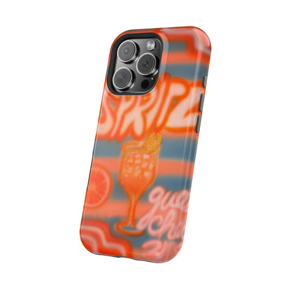 MagSafe "aperol spritz pt. 2" airbrush iPhone case