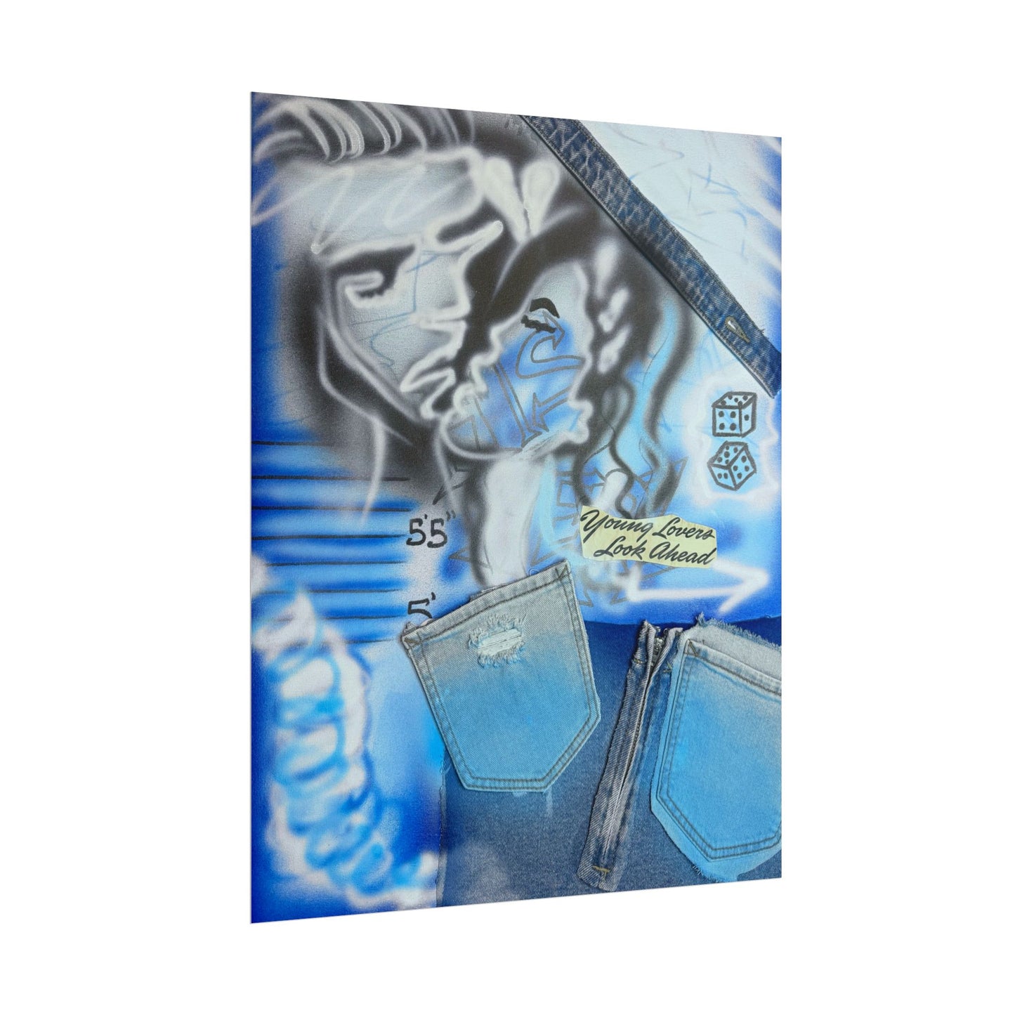 early access airbrush rolled print