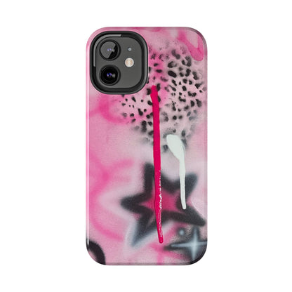 "pink cheetah" airbrush iPhone case